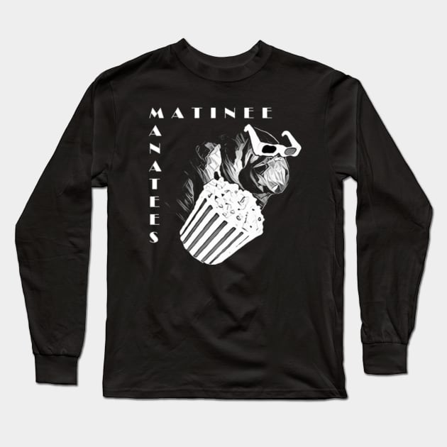 Nighttime Theater with Title Long Sleeve T-Shirt by MatineeManatees